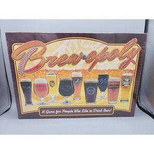 Brew-Opoly Beer Board Game 2-6 Players Late For The Sky Games NEW